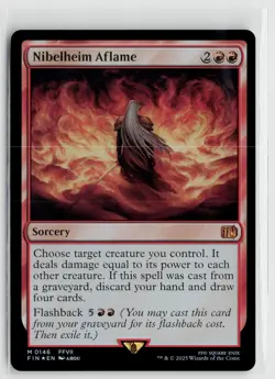 MTG Final Fantasy Nibelheim Aflame x1 NM Foil - Image 1