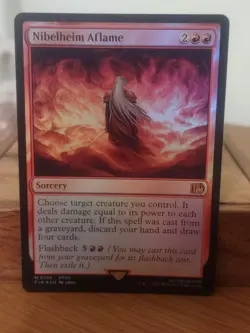 MTG Final Fantasy Nibelheim Aflame x1 NM Foil - Image 1