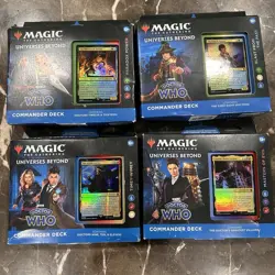 Set of 4 - 1 of Each - Doctor Who Commander Decks MTG - Image 3