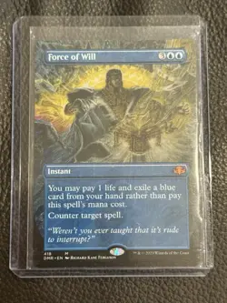 Force of Will (Borderless) Dominaria Remastered Regular - Image 3