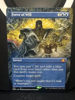 Force of Will (Borderless) Dominaria Remastered Regular - Image 2