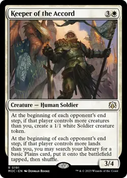 mtg magic Keeper of the Accord ENGLISH Keeper of the Accord Commander March - Image 1