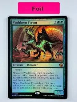 1x MTG Vaultborn Tyrant - (Foil) - Outlaws of Thunder Junction: Big Score NM #20 - Image 1