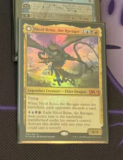 Foil Nicol Bolas, the Ravager NM+ Core Set 2019 (M19) - Image 4