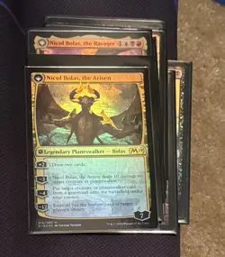 Foil Nicol Bolas, the Ravager NM+ Core Set 2019 (M19) - Image 7