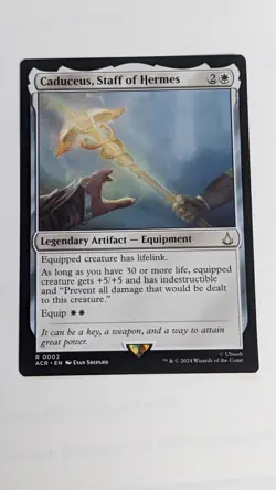 Caduceus, Staff of Hermes - MTG - Assassin's Creed - ACR - 0002 - Image 3