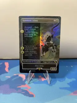 Summon: Ixion (Borderless) Commander: Final Fantasy Foil Mtg R #0195 - Image 1