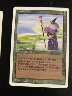 MTG - LP - Fastbond - Revised Edition 3ED - Image 3
