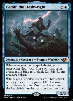 [1x] Geralf, the Fleshwright Near Mint, English Outlaws Singles MTG Magic - Image 2