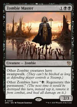 [1x] Zombie Master Near Mint, English Aetherdrift Commander MTG Magic - Image 2