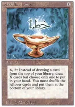 Aladdin's Lamp - Revised Edition # MTG Magic The Gathering - Image 2
