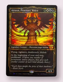 Atraxa, Praetors' Voice (Halo Foil) March of the Machine: Multiverse Legends NM - Image 1