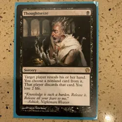Magic the Gathering MTG Theros THOUGHTSEIZE MP - Image 1