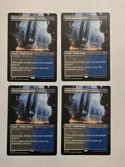 4x Meticulous Archive - Showcase - Murders at Karlov Manor - Near Mint - MTG - Image 1