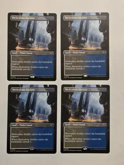 4x Meticulous Archive - Showcase - Murders at Karlov Manor - Near Mint - MTG - Image 2