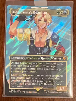 Tidus, Yuna's Guardian (Borderless) (Surge Foil) Commander: Final Fantasy Foil - Image 7
