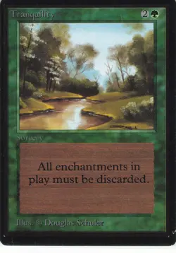 1993 Magic: The Gathering Limited Edition - Beta Tranquility #221 LP - Image 1