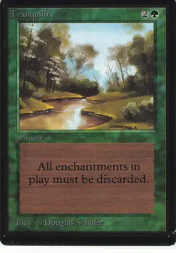 1993 Magic: The Gathering Limited Edition - Beta Tranquility #221 LP - Image 3