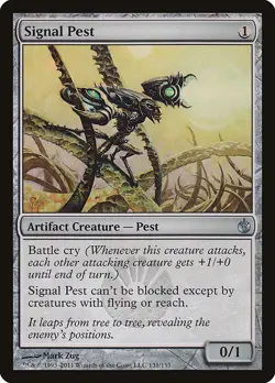 Signal Pest - Foil Mirrodin Besieged LP MTG - Image 1