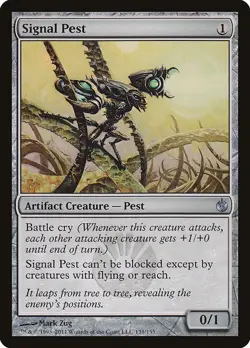 Signal Pest - Foil Mirrodin Besieged LP MTG - Image 2