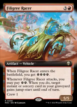 Filigree Racer (Extended Art) - Commander: Modern Horizons 3 (M3C) - Image 1