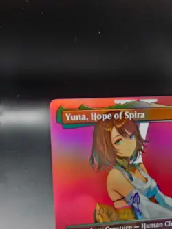 Yuna, Hope of Spira (Borderless) Final Fantasy Foil - Image 3