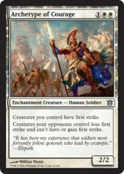 1x Archetype of Courage Light Play MTG Magic - Kid Icarus - - Image 2
