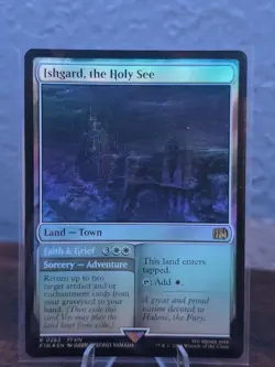MTG - Ishgard, the Holy See (Foil) - Final Fantasy NM/M Condition - Image 1