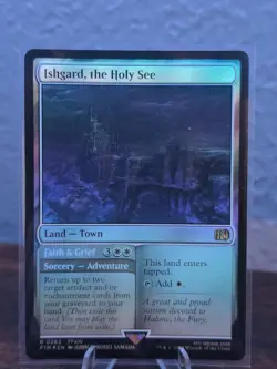 MTG - Ishgard, the Holy See (Foil) - Final Fantasy NM/M Condition - Image 2