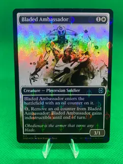 MTG Bladed Ambassador Phyrexia: All Will Be One 285 Foil Uncommon - Image 1