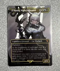 Y'shtola, Night's Blessed (Borderless)(Surge Foil) Commander: Final Fantasy Foil - Image 1