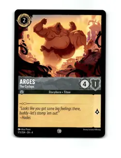 Disney Lorcana Arges Trading Card 173/204 - Image 1