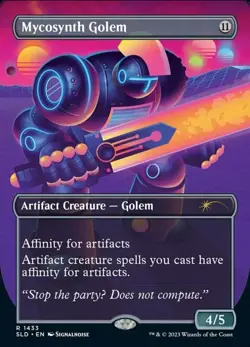 Mycosynth Golem Secret Lair Drop Winter 2023 Magic The Gathering MTG - Image 2
