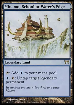 MTG MINAMO, SCHOOL AT WATER's EDGE PLAYED - SCHOOL ON THE WATER'S EDGE CHK - Image 1