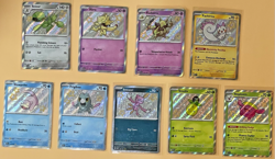 Pokemon 9 Card Lot - Paldean Fates Baby Shiny Cards - NM pack fresh - Image 7