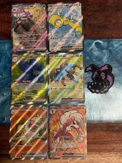 Misc. Pokemon TCG Illustration Rare/Full Art cards Lot of 6 #4 - Image 1