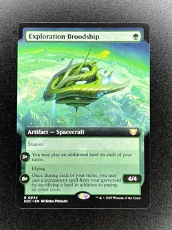 Exploration Broodship (Extended Art) 0034 Edge of Eternities MTG Regular NM - Image 1