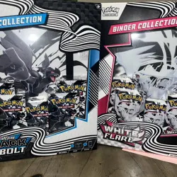 Pokemon Black Bolt and White Flare Binder Collection Bundle Set of 2 In Hand 🔥 - Image 4