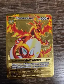 Charizard GX Pokemon Card Rainbow GX EX GX ACG V STAR HOLO 1st Metal M14 - Image 1