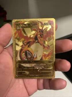 Charizard GX Pokemon Card Rainbow GX EX GX ACG V STAR HOLO 1st Metal M14 - Image 3