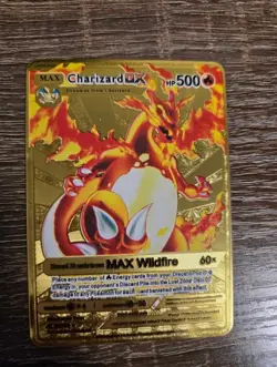 Charizard GX Pokemon Card Rainbow GX EX GX ACG V STAR HOLO 1st Metal M14 - Image 4