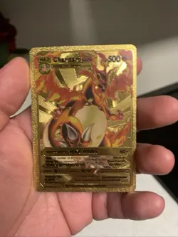 Charizard GX Pokemon Card Rainbow GX EX GX ACG V STAR HOLO 1st Metal M14 - Image 6
