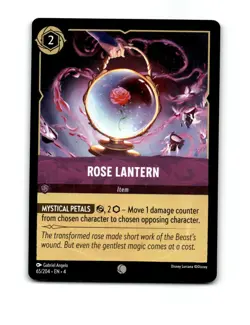 Rose Lantern 65/204 Ursula's Return Disney Lorcana Trading Card - Image 1