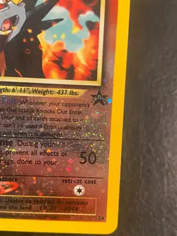 Pokémon TCG - Vintage WOTC - Entei 34 - Black Star Promo - Reverse Holo - LP 2 - Image 4