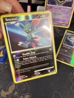 Lot Of Diamond And Pearl Holo Pokemon Cards Weavile Sneasel Dusknoir - Image 5