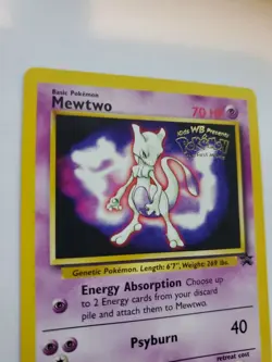 Mewtwo Promo Pokemon Card Base WOTC NM - Image 8