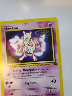 Mewtwo Promo Pokemon Card Base WOTC NM - Image 9