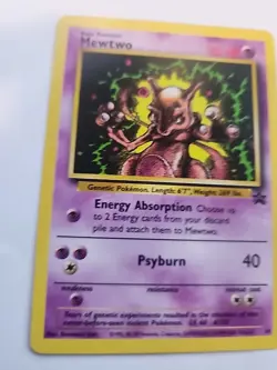 Mewtwo 14 Black Star Promo  Pokemon Card Base WOTC NM - Image 1
