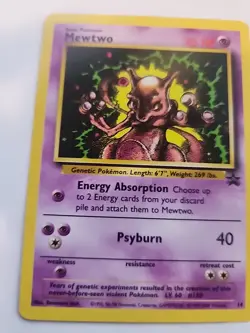 Mewtwo 14 Black Star Promo  Pokemon Card Base WOTC NM - Image 9