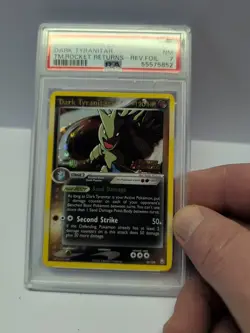 PSA 7 Dark Tyranitar Reverse Holo 20 2004 Pokemon Ex Rocket Returns Card HTF - Image 3